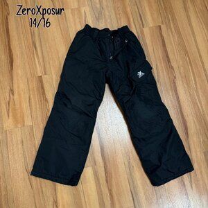 ZEROXPOSUR Black Heavyweight Insulated Snowpants